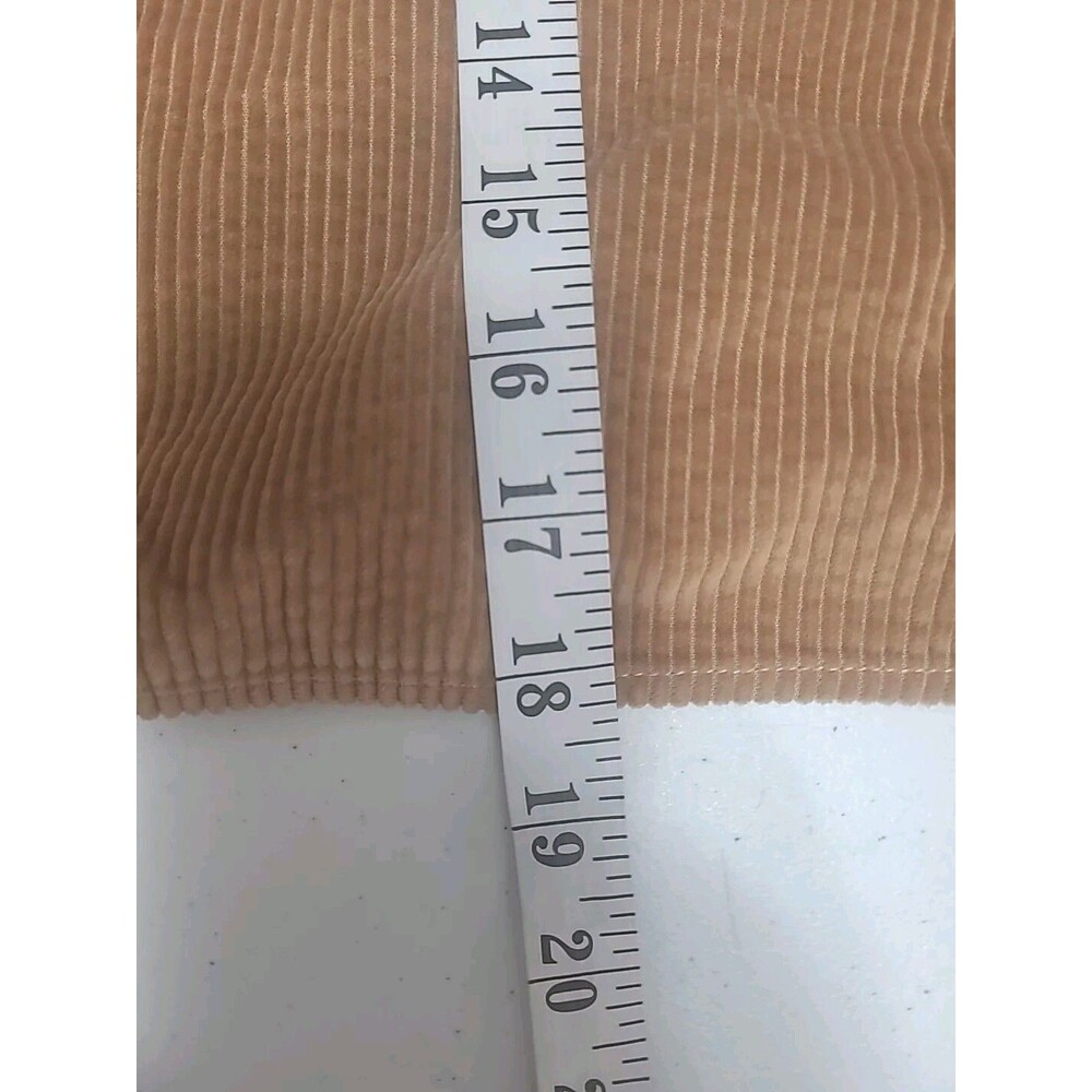 American Eagle Womens Ribbed Crop Top Size Medium Tan Beige Light Brown - Picture 6 of 9